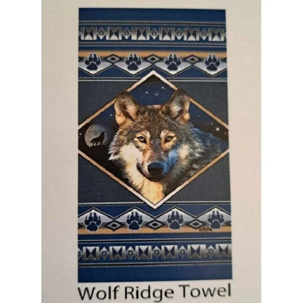 New 30x60' Wolves Southwest Bath Beach Pool Cotton Gift Towel Wolf